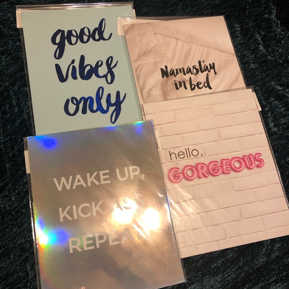 Pack of 4 Posters